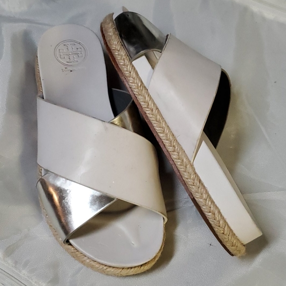 Tory Burch Crossfoot Slides - Picture 5 of 13